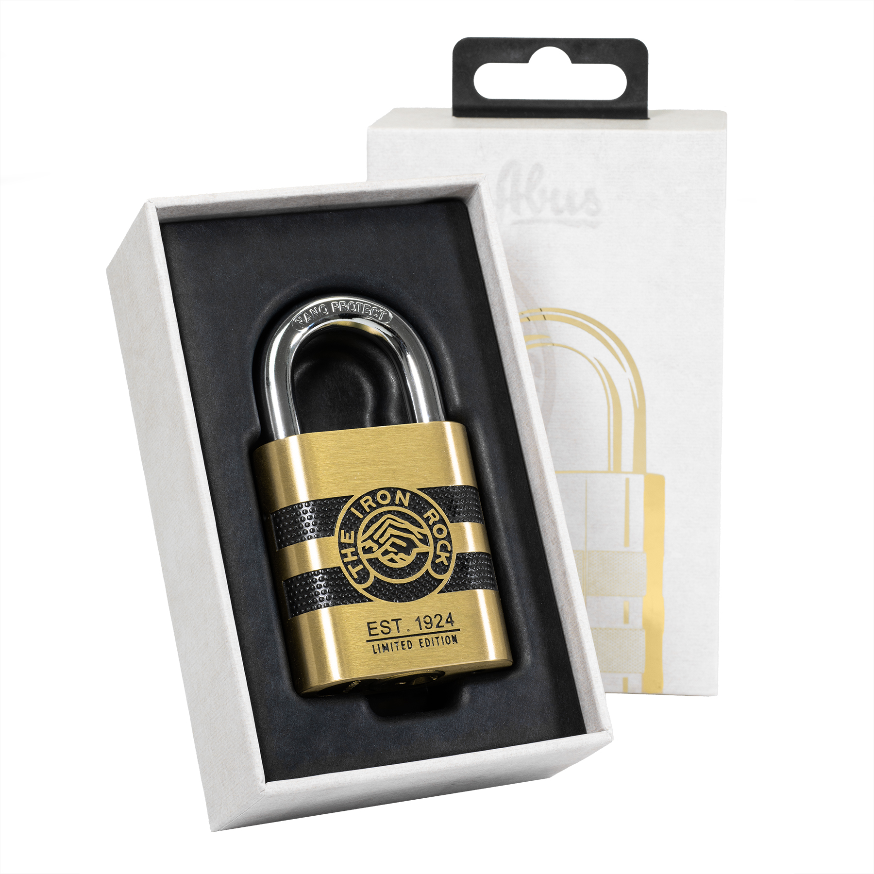 Hoog hangslot – 30 mm geharde stalen beugel – Stahlex