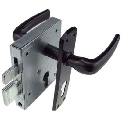 INTRA-TEC Kastenschloss Mit Buntbart - Für Gartentore & Kellertüren