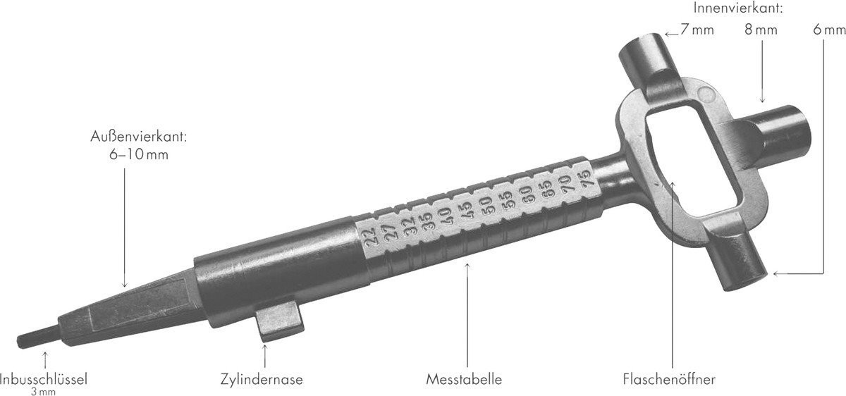 12x 5/32" Inbusschlüssel Mit Schlaufe & Schlüsselringe – Massives Metall, 2,76 Zoll, Für Panikschlösser & Türen
