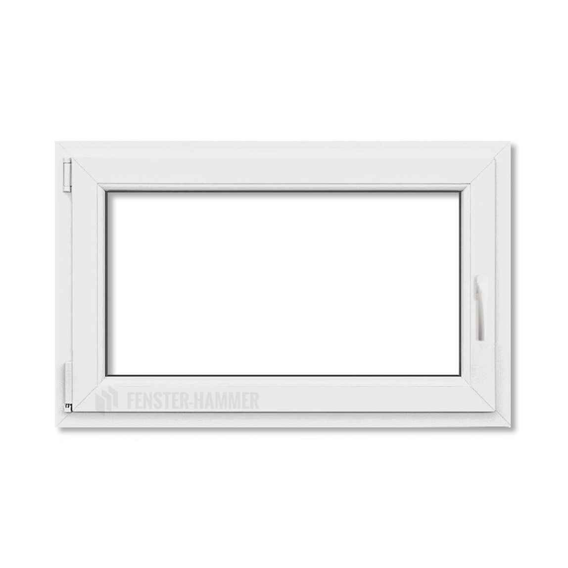 Kunststofffenster Kellerfenster Fenster Alle Breiten X 500 mm Höhe 2-Fach