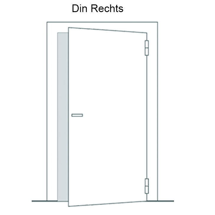 Zimmertür-Einsteckschloss PZ/W 55/72/8 DIN Rechts mit 20mm