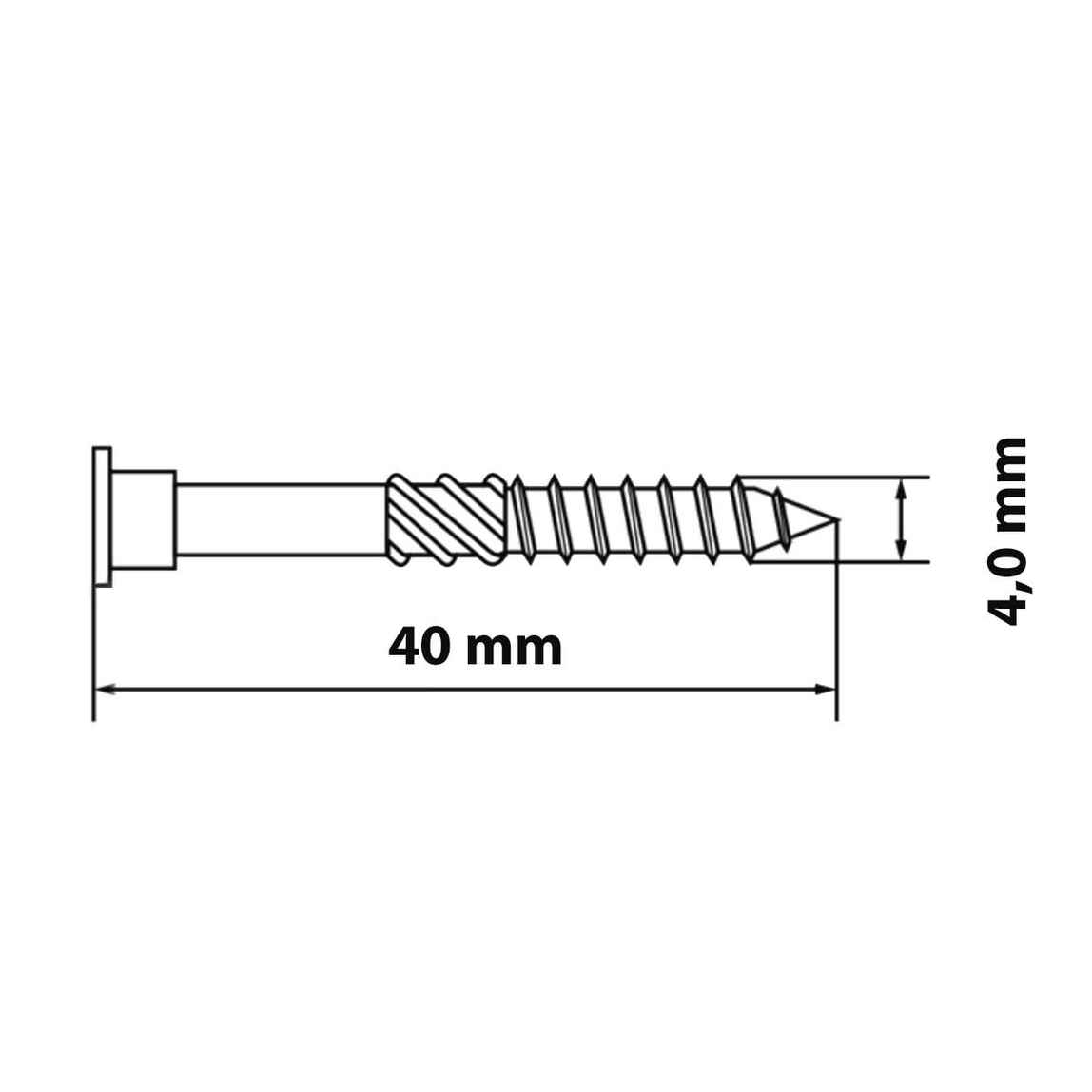 300, 5,0 x 50 mm /Ø 5 mm 50 bis 100 mm Terrassenschraube Edelstahl C1| Holzschraube